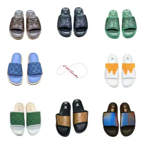 Louis Vuitton Leather Slippers (40 Styles)
