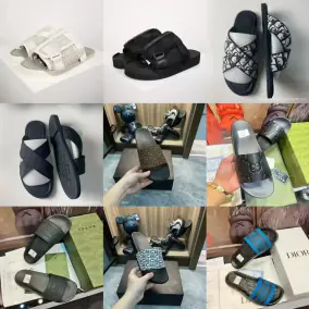 Dior Alpha Oblique Slippers
