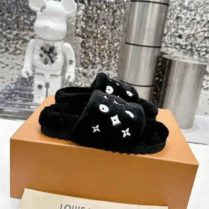 Louis Vuitton Furry Slides