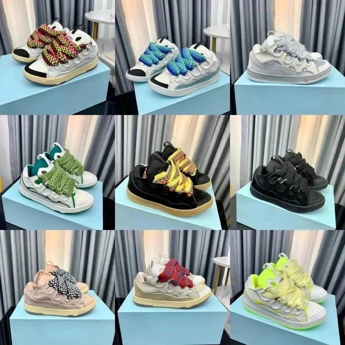 Lanvin Curb Sneakers