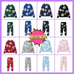 Floral Print Hoodie & Pants Tracksuit [23 styles]