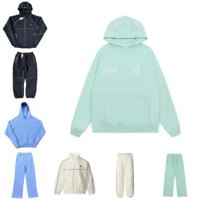6PM Tracksuit Hoodie & Pants Set [38 styles]