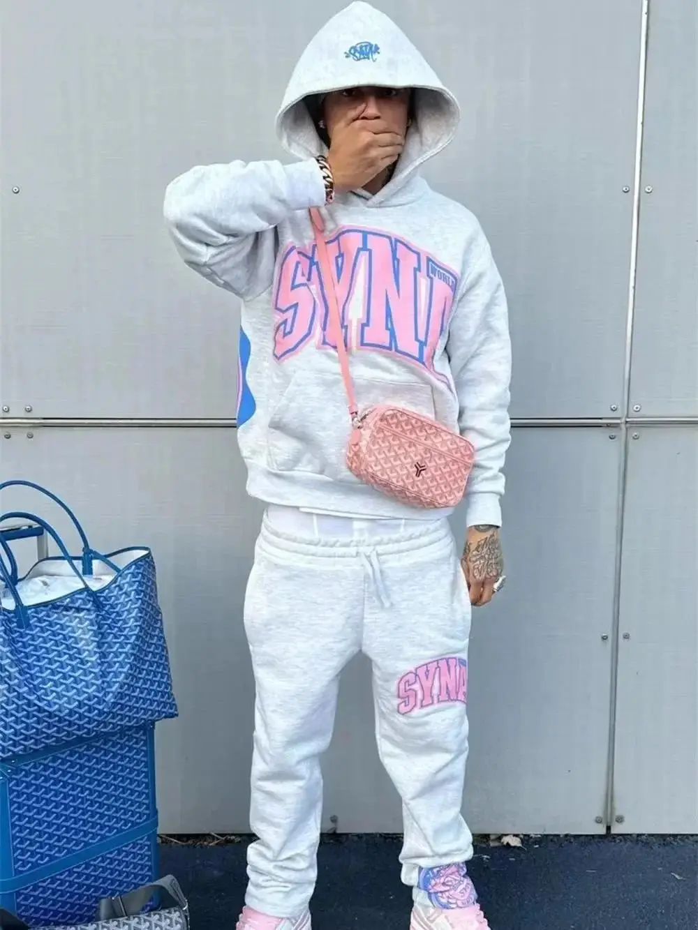 Syna World Hoodie and Jogger Tracksuit Set
