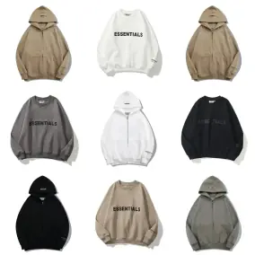 Fear of God ESSENTIALS Hoodie - 9 Color Variants Including Zip-Up & Crewneck Styles