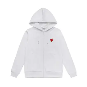 Comme des Gar?ons PLAY Heart Logo Zip-Up Hoodie [8 styles]