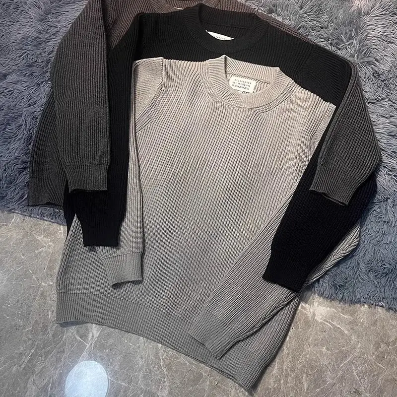 Maison Margiela Ribbed Crewneck Sweater