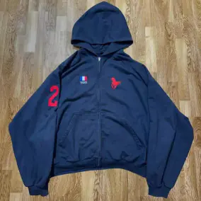 Balenciaga Paris Horse Zip-Up Hoodie [Unisex]