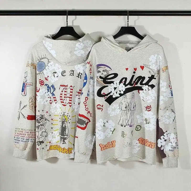 SAINT MIXXXX TEARS Graphic Print Hoodie