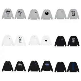 Stussy Fresh Gear Long Sleeve T-Shirt - Black