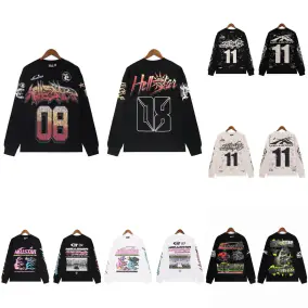 Hellstar 08/11 Graphic Longsleeve Hoodies [Multiple Designs]