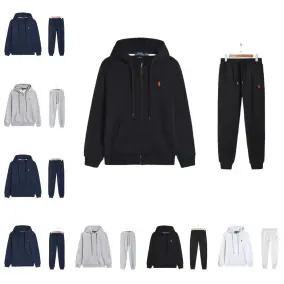 Ralph Lauren Polo Big Pony Hoodie & Jogger Tracksuit Set