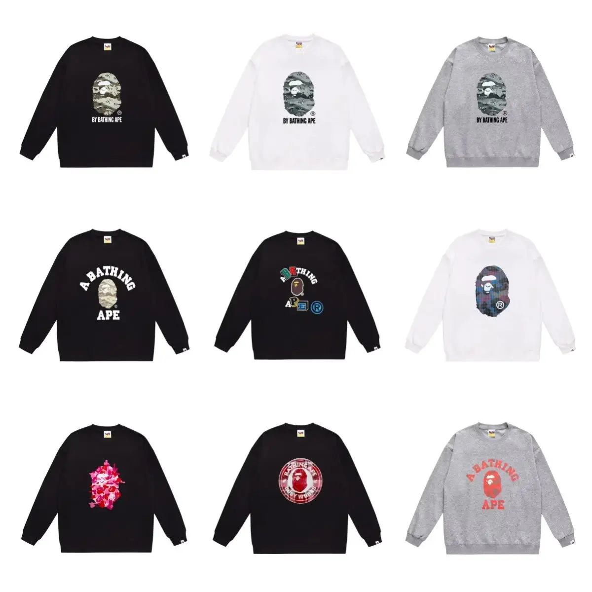 Bape Crew Neck Sweatshirt