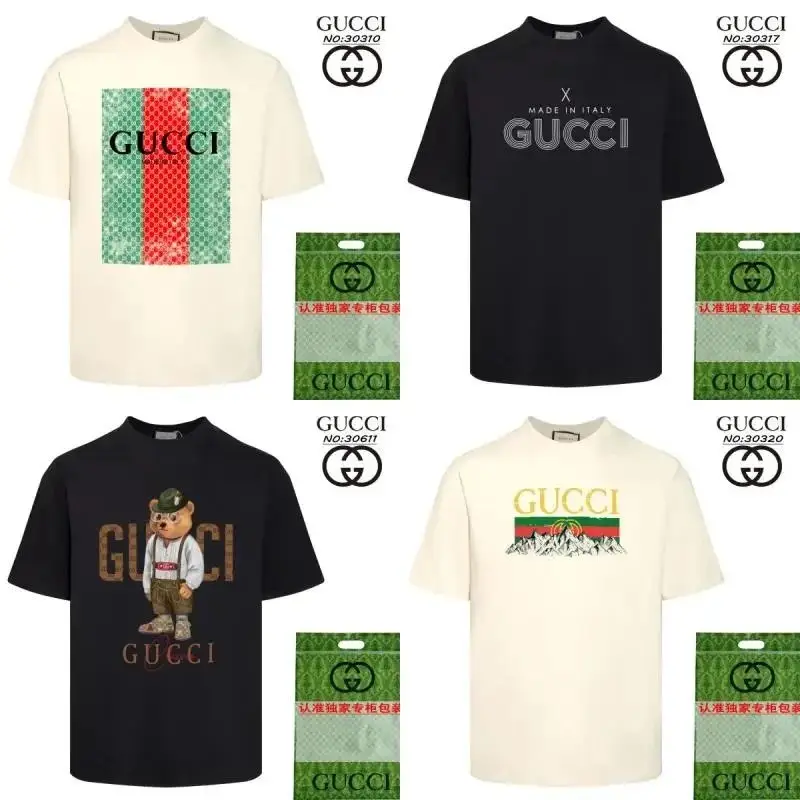 Gucci Graphic Print T-Shirts