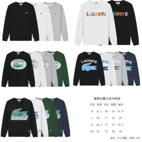 Lacoste Crocodile Logo Sweatshirts [15 styles]