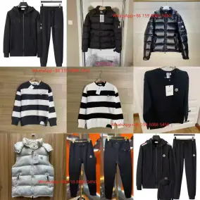 Moncler Hoodie Suit, Sports Suit, Down Jacket and Down Vest
