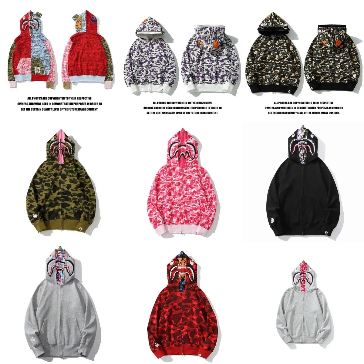 Bape Shark Hoodies
