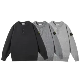 Stone Island Henley Sweater [3 styles]