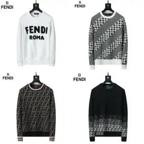 Fendi FF Sweater / Roma Sweater / Houndstooth Pattern Sweater [4 styles]
