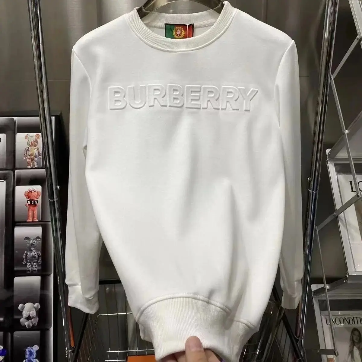 Burberry Embossed Sweatshirt