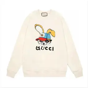 Gucci Rabbit Graphic Round Neck Sweatshirt [11 styles]