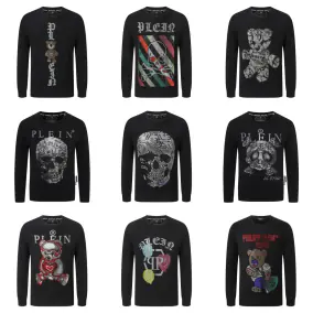 Philipp Plein Skull & Teddy Bear Embellished Sweaters [30+ styles]