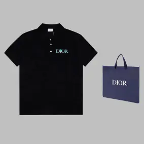 Dior Men's Polo Shirt and Tote Bag Set