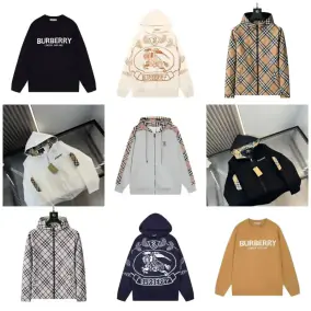 Burberry Check & Graphic Hoodies/Sweaters