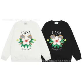 Casablanca Casa Tennis Club Hoodie [White & Black Options]