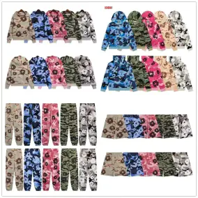 Denim Tears camouflage kapok foam print high street loose hoodie