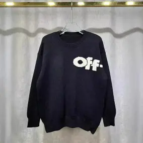 Off-White Graphic Knit Sweater