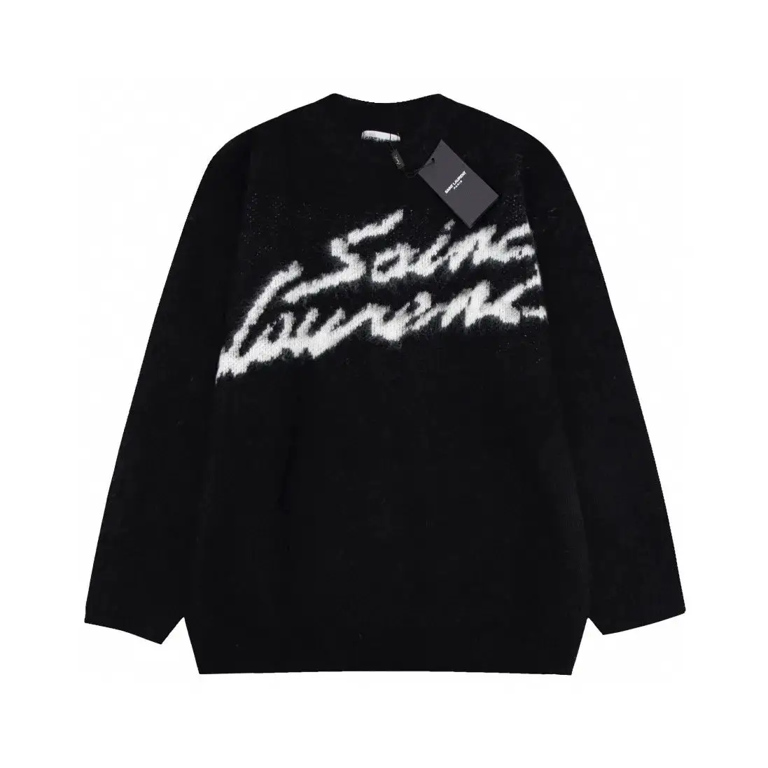 Saint Laurent Graffiti Knit Sweater