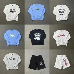 Corteiz CRT7 Hoodie/Shorts Set [36 styles]