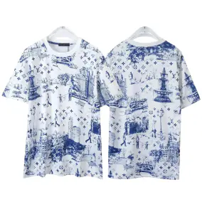 Cityscape Toile Print T-Shirt [8 styles]