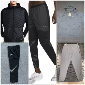 Nike Running Print Sweatpants and Long-Sleeve Jacket Set