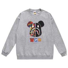 Bape WGM Shark Face Sweatshirt