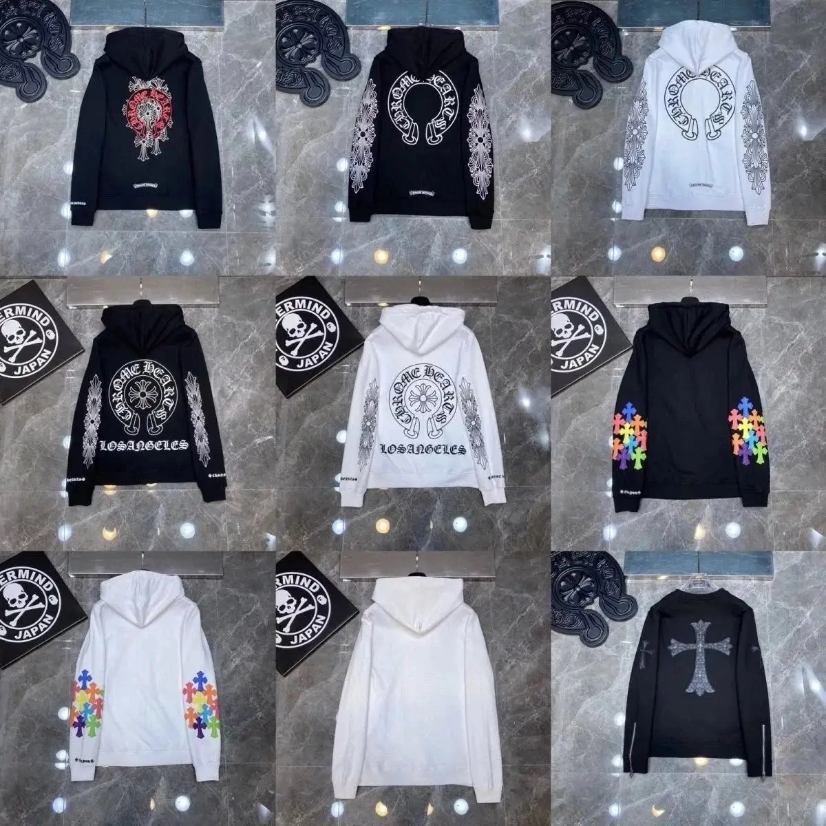 Chrome Hearts Colorful Cross Hoodie