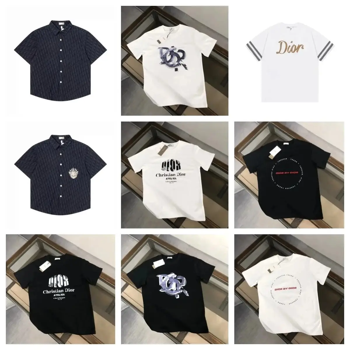 Christian Dior Men's Black Graphic T-Shirt
