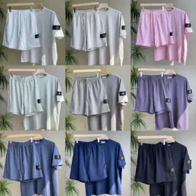 Stone Island T-Shirt and Shorts Set - 39 Styles