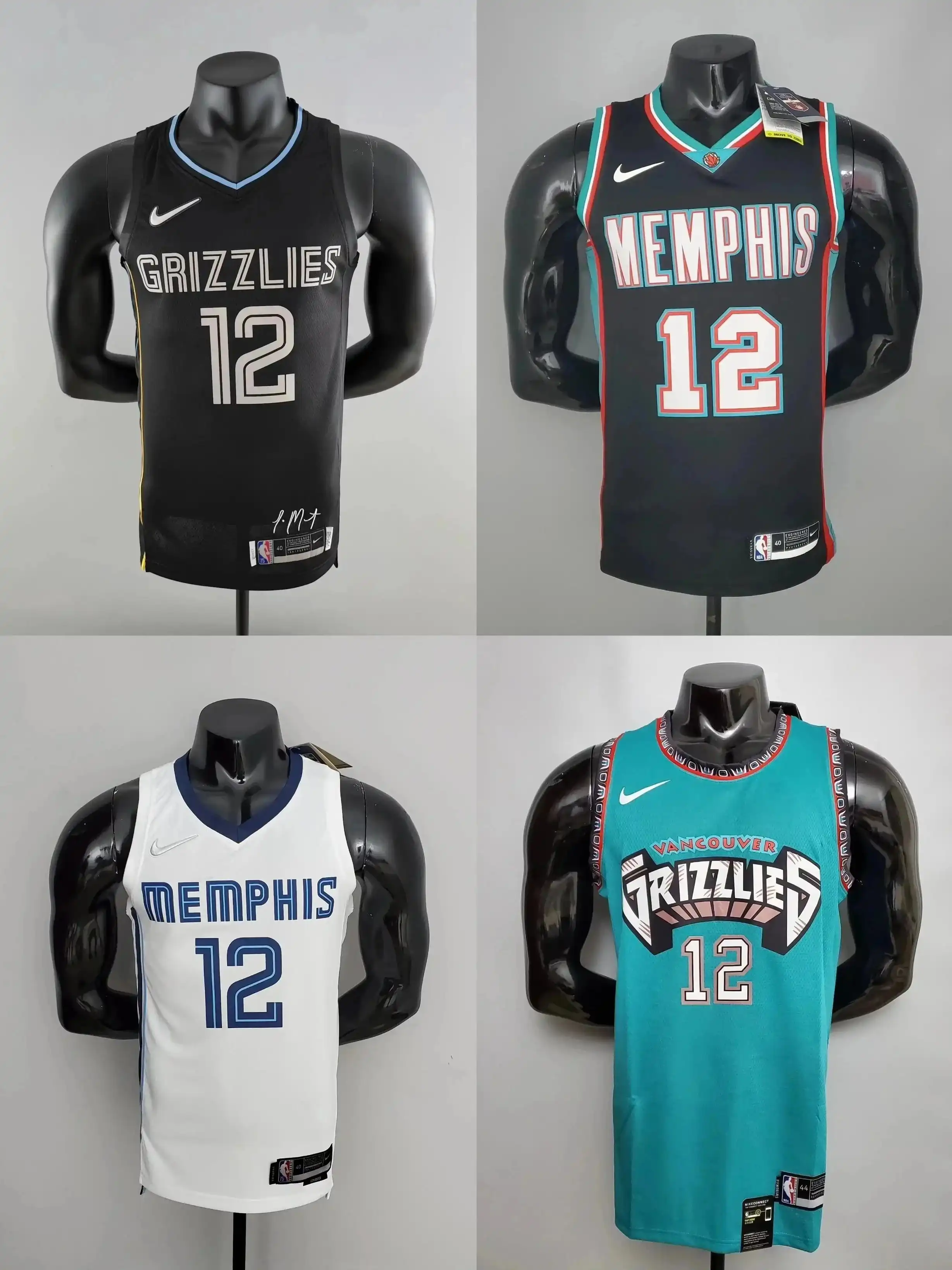 Nike Memphis Grizzlies #12 Jersey