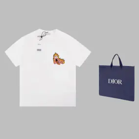 Dior White Graphic T-Shirt