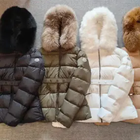 Moncler MAYA Down Jacket with Detachable Fur Hood [4 styles]