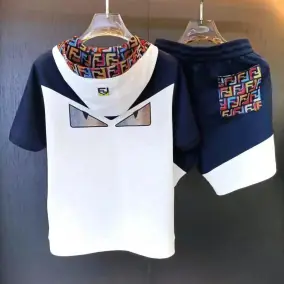 Fendi Monster Eyes T-Shirt/Shorts Set [40 styles]