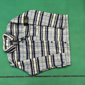 Stone Island Striped Flannel Shirt Jacket