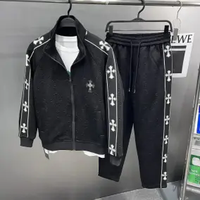 Chrome Hearts Cross Motif Track Jacket & Pants Set [3 styles]
