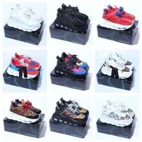 VERSACE Chain Sneakers (34 Styles)