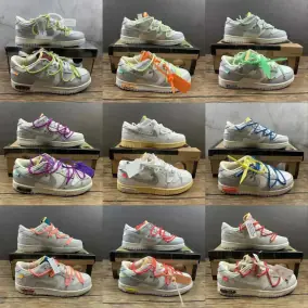 OFF-WHITE Dunk Low Sneakers [Multiple Colorways]
