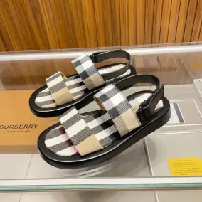 Burberry Check Strap Sandals