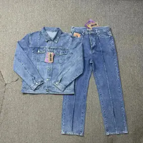 Corteiz Denim Jacket and Jeans Set