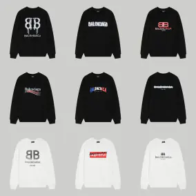 Balenciaga Logo Print Sweatshirts [38 styles]