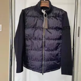Dior Oblique Down Jacket/Sweater Hybrid with ZIP Closure